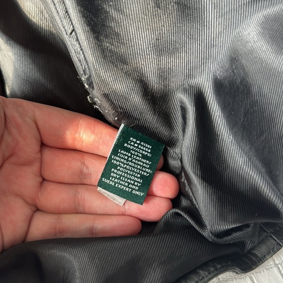 Leather Moto Jacket - Picture 3 of 5